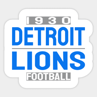 Detroit Lions classic Sticker